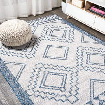 Marokko Diamond Tribal Medallion Indoor/outdoor Area Rug